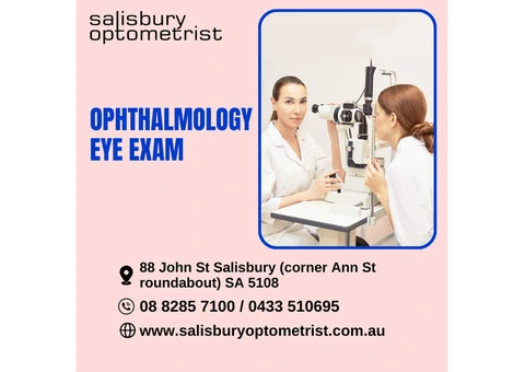Ophthalmology Eye Exam Test in Salisbury in South Australia