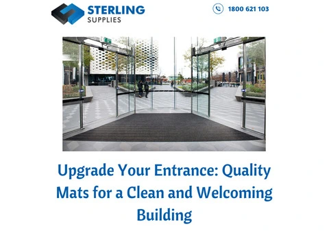 Upgrade Your Entrance: Quality Mats for a Clean and Welcoming Building