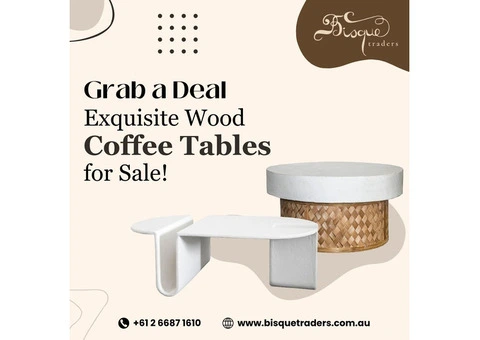 Grab a Deal: Exquisite Wood Coffee Tables for Sale!