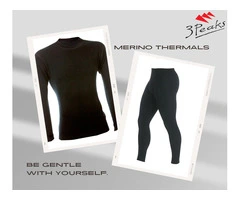 Stay Warm and Stylish with 3 Peaks Merino Thermals and Baselayers
