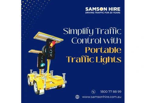 Simplify Traffic Control with Portable Traffic Lights