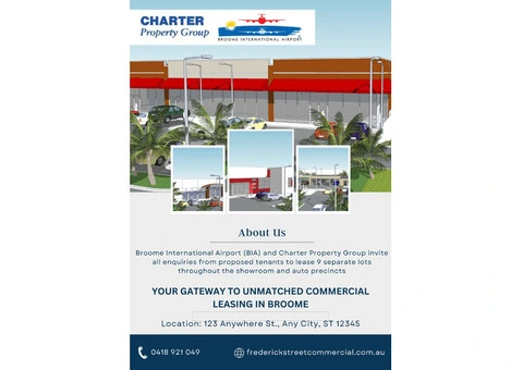 Tailored Excellence: Your Gateway to Unmatched Commercial Leasing in Broome
