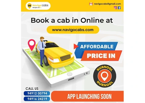 Affordable Cab Services || taxi reservation || taxi reservation  || 24/7 taxi services in Kurnool