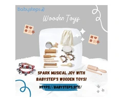 Spark Musical Joy with Babystep's Wooden Toys!