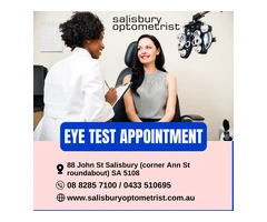 Eye Test Appointment in Salisbury in South Australia