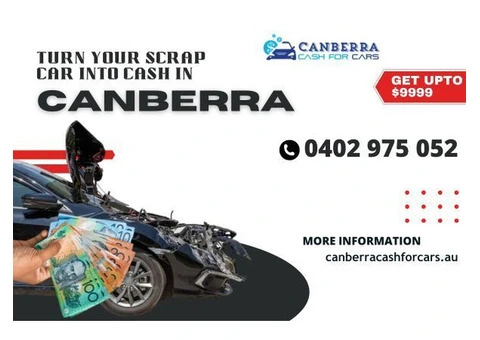 Instant Money - Turn Your Scrap Car into Cash in Canberra
