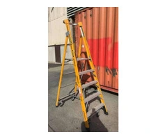 Platform Step Ladder 1.5m - 5 step Fibreglass - AS NEW