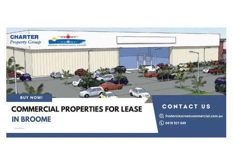 Discover Prime Commercial Properties for Lease in Broome | Frederick Street Commercial
