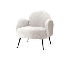 Artiss Armchair Lounge Chair Armchairs Accent Arm Chairs Sherpa Boucle White