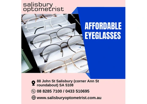 Affordable Eyeglasses in Salisbury in South Australia