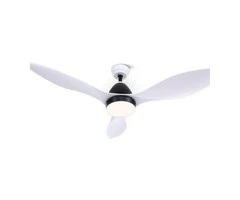 Devanti Ceiling Fan Light Remote Control Ceiling Fans White 48” 3 Blades