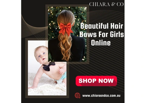 Beautiful Hair Bows For Girls Online in Australia