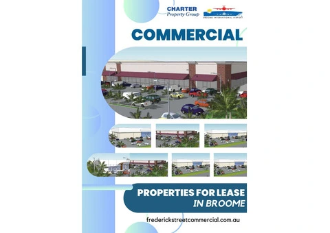 Find Your Ideal Space: Commercial Properties for Lease in Broome | Frederick Street Commercial