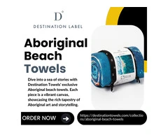 Wrap Yourself in Culture with Exclusive Aboriginal Beach Towels!
