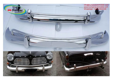 Volvo Amazon Coupe Saloon USA style (1956-1970) bumpers by stainless steel - 2/4