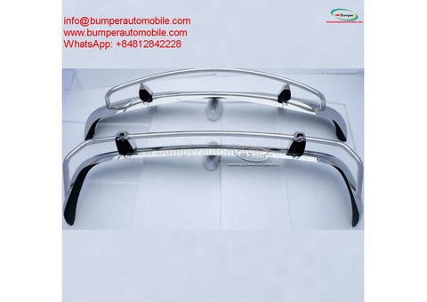 Volvo Amazon Coupe Saloon USA style (1956-1970) bumpers by stainless steel - 3/4