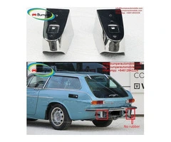 Over riders for Volvo P1800 S/ES bumper (1963–1973) by stainless steel