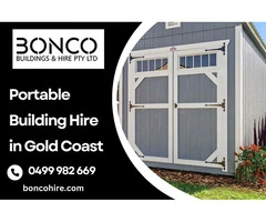 Best Portable Building Hire in Gold Coast | Call 0499 982 669