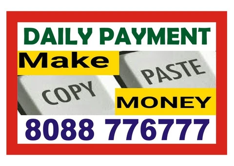 Wanted Full Time or Part Time | Flexible time | Copy Paste Job | Data entry | 1710 |