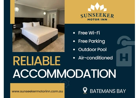 Discover Comfort at Sunseeker Motor inn in Batemans Bay!
