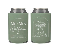 Full-colour customised stubby holders with imprints