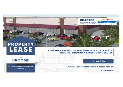 Find Your Perfect Space: Property for Lease in Broome | Frederick Street Commercial
