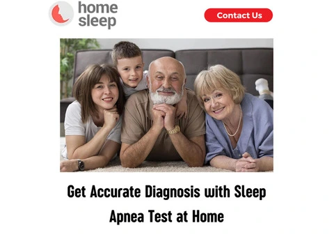 Get Accurate Diagnosis with Sleep Apnea Test at Home