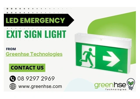 Buy LED Emergency Exit Sign Light in Perth