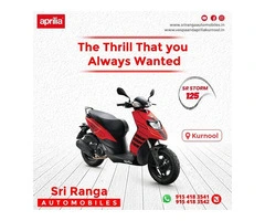 Top Vespa Aprilia Sales & Services in Kurnool || Sri Ranga Automobiles, Vespa Aprilia Dealership
