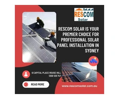 Powering Sydney's Future: Rescom Solar - Leading Solar Energy Company
