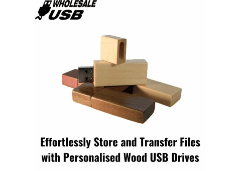 Effortlessly Store and Transfer Files with Personalised Wood USB Drives
