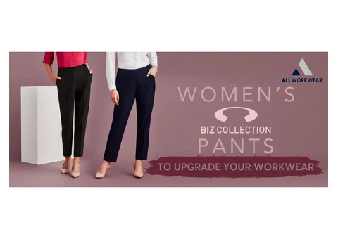 Upgrade your workwear by using our womens biz collection pants