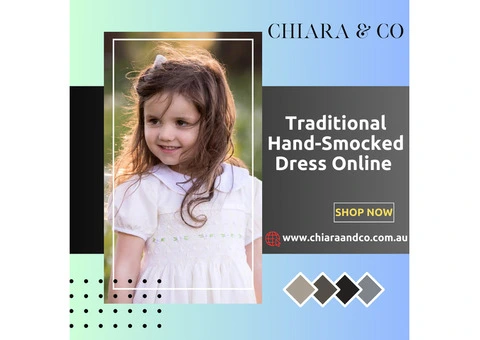 Traditional Hand Smocked Dress Online in Australia