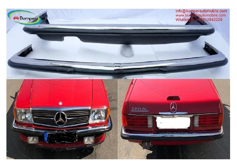 Mercedes Benz R107 C107 W107 EURO style bumpers 1971-1989 - 2/4