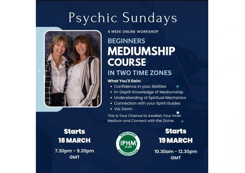Accredited Online Beginners Mediumship Course