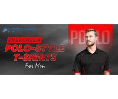 Get the evergreen polo style t shirts for men