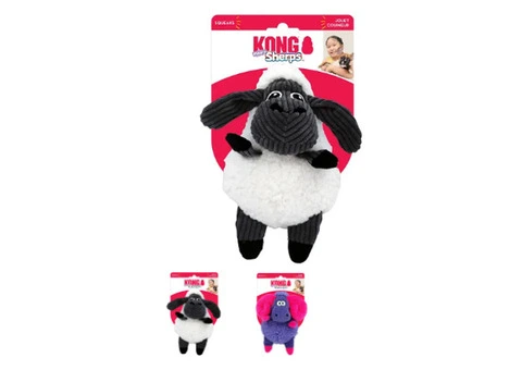 KONG Sherps Floofs Crinkle Plush Squeaker Toy for Dogs Online | VetSupply