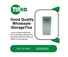 Bulk Tin Containers at Wholesale Prices in Australia