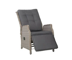 Gardeon Sun lounge Setting Recliner Chair Outdoor Furniture Patio Wicker Sofa