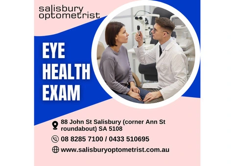 Eye Health Exam at Salisbury in South Australia