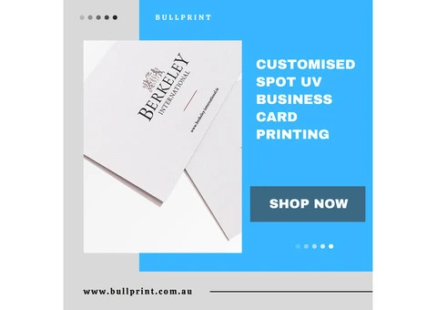 Customised Spot UV Business Card Printing