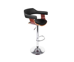 Artiss Wooden Bar Stool – Black and Wood