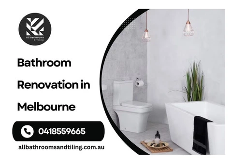 Best Bathroom Renovation Service in Melbourne | Call 0418 559665
