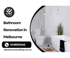 Best Bathroom Renovation Service in Melbourne | Call 0418 559665