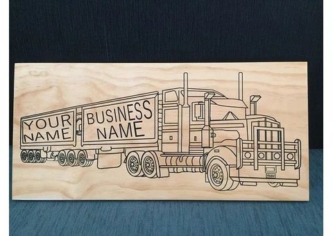 CUSTOM MADE V-CARVED & ENGRAVED SIGNS - 5/9