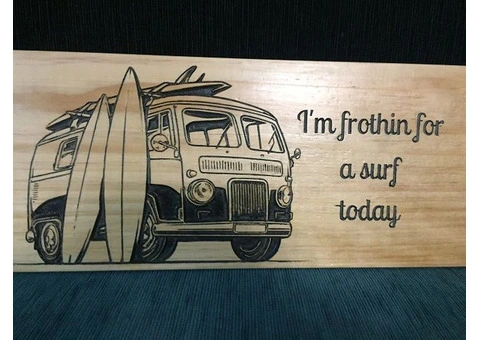 CUSTOM MADE V-CARVED & ENGRAVED SIGNS - 6/9