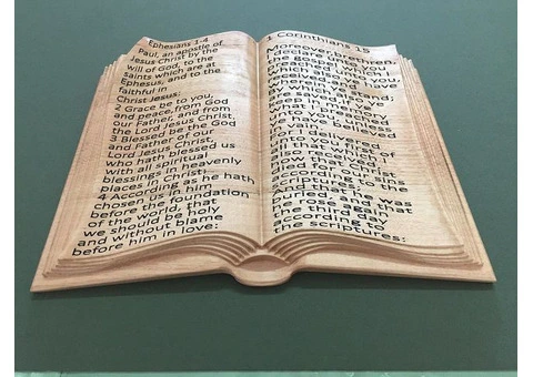 CUSTOM MADE V-CARVED & ENGRAVED SIGNS - 8/9