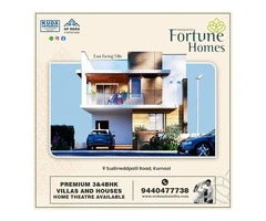 Premium Home Theater-equipped Duplex Villas Kurnool || Vedansha Fortune Homes
