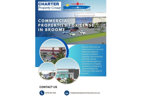 Discover Exceptional Commercial Properties for Lease in Broome | Frederick Street Commercial