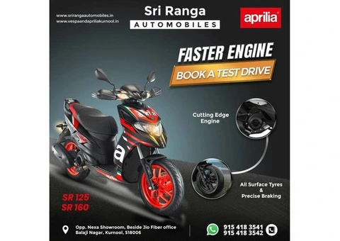 Best Aprilia Dealership Sri Ranga || Sri Ranga Automobiles